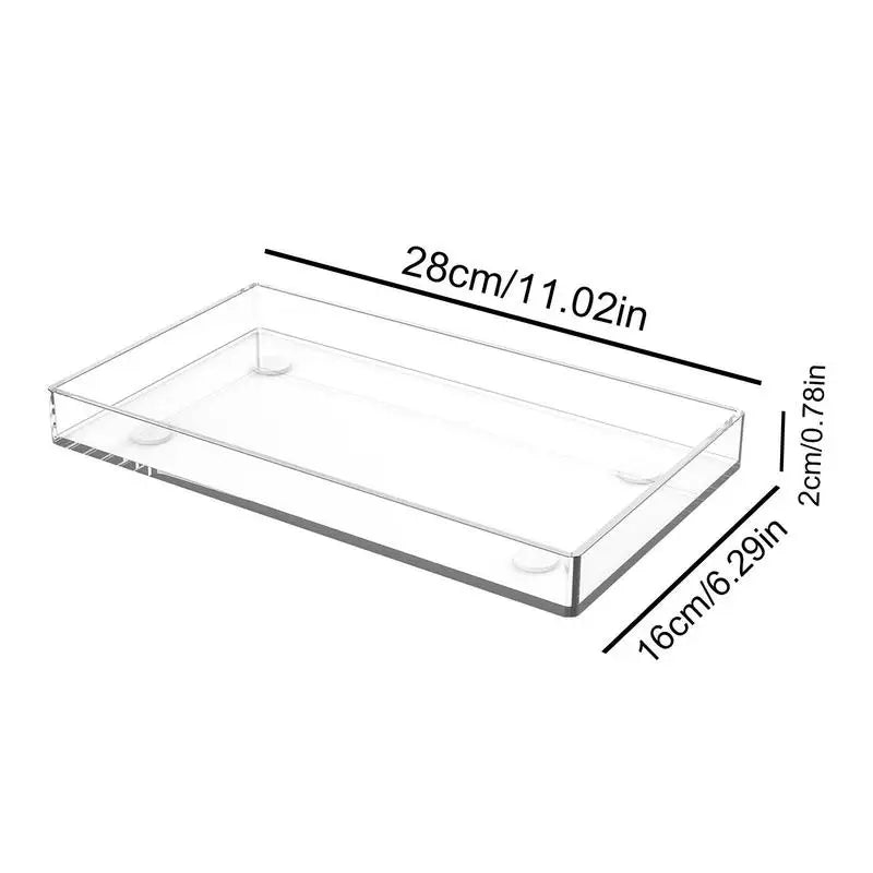 Clear Acrylic Tray
